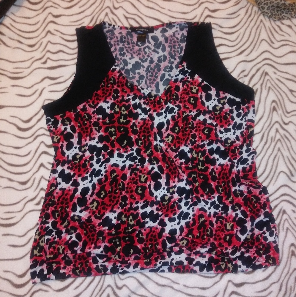 Ashley Stewart Animal Print Blouse